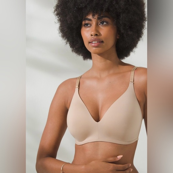 Soma VANISHING 360 Wireless Bra Nude Size 38D - Picture 5 of 7